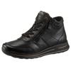 Schnürboots ARA "OSAKA", Damen, Gr. 4,5 (37,5), schwarz, Glattleder, sportlich, Schuhe, mit beidseitigen Reißverschlüssen, G-Weite