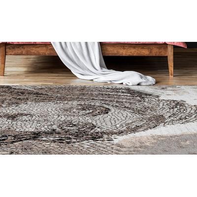 Teppich ARTE ESPINA "Iglesia 200", grau (taupe), B:120cm H:10mm L:170cm, Polyester, Baumwolle, Teppiche, Jacquard-Teppich, dezente Farbwahl, Rücken aus 100 % Baumwolle Image