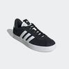 Sneaker ADIDAS SPORTSWEAR "VL COURT 3.0", Gr. 44,5, schwarz-weiß (cschwarz, ftwwht, cschwarz), Leder, Synthetik, sportlich, Schuhe, inspiriert vom Design des adidas samba