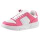 Plateausneaker TOMMY JEANS "TJW SKATE SNEAKER MAT MIX" Gr. 39, pink (pink, weiß) Damen Schuhe Sneaker