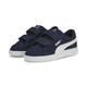 Sneaker PUMA "Smash 3.0 Suede Sneakers Kinder" Gr. 24, blau (navy white blue) Kinder Schuhe Trainingsschuhe
