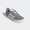 Sneaker ADIDAS SPORTSWEAR "VL COURT 3.0 KIDS", Gr. 36, grau (grau three, cloud weiß, grau two), Leder, Synthetik, sportlich, Schuhe, inspiriert vom Design des adidas samba