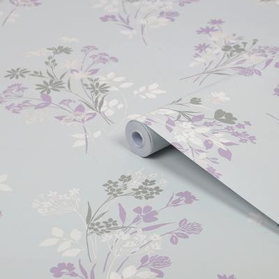Vliestapete LAURA ASHLEY "Igerna", blau, B:52m L:10m, Vlies, Tapeten, 10mx52cm Image