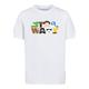 Kurzarmshirt F4NT4STIC "F4NT4STIC Kinder Star Wars Character Logo with Kids Basic Tee" Gr. 146/152, weiß (white) Mädchen Shirts T-Shirts