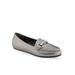 Wide Width Women's Day Drive Casual Flat by Aerosoles in Graphite Leather (Size 8 W)