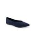 Women's Dee Casual Flat by Aerosoles in Navy Stretch (Size 7 1/2 M)