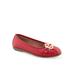 Women's Big Bet Casual Flat by Aerosoles in Red (Size 5 1/2 M)