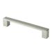 Contemporary 5-7/8-inch Nepoli Stainless Steel Brushed Nickel Finish Square Cabinet Bar Pull Handle - Set of 10 - 1"