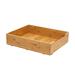 Glidez 1-Tier Bamboo Pull-Out/Slide-Out Storage Organizer - 21.0"L x 17.0"W x 5.5"H