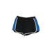 Adidas Athletic Shorts: Blue Color Block Activewear - Women's Size Medium