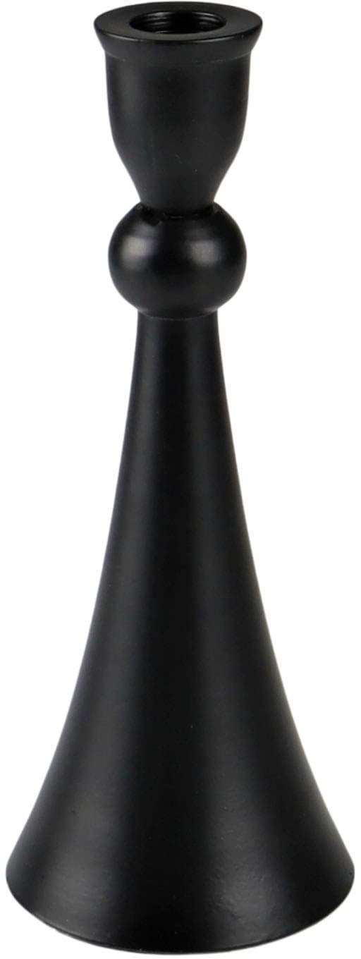Kerzenständer AM DESIGN "aus Aluminium", schwarz, H:15,25cm Ø:5,25cm, Aluminium, Kerzenhalter, Stabkerzenhalter Image