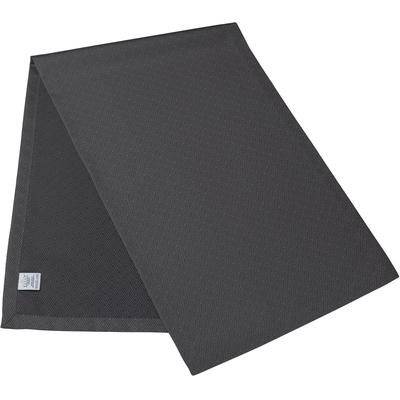 Tischläufer CURT BAUER "3947 Riga, mit Rautenmotiv, Damast-Tischwäsche", grau (graphit), B:50cm L:160cm, Damast-Halbzwirn, Tischdecken, aus 59% Baumwolle, 41% Polyester, merzerisiert, mit Fleckschutz Image