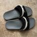 Nike Shoes | Nike Benassi Jdi Fanny Pack Slides Cool Grey | Color: Black/Gray | Size: 7