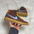 Nike Shoes | Nike Sb Why So Sad? Bruin Hi Womens Casual Shoes Brown Dx4325-200 New Multi Sz | Color: Blue/Brown | Size: Various