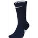 Nike Underwear & Socks | Nike Elite Crew Basketball Socks L Men 12-15 Xl Dark Blue White 1 Pair New Rare | Color: Blue | Size: Xl