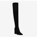Nine West Shoes | Beautiful Nine West Over The Knee Heeled Boots - Worn Only Once! | Color: Black | Size: 9.5