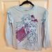 Disney Shirts & Tops | Girls Disney Frozen Ii Big Girls Graphic T-Shirt Size M | Color: Blue/Purple | Size: Mg