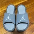 Nike Shoes | Nike Air Jordan Hydro Slides Men’s Size 10. Barely Used. Great Condition. | Color: Gray | Size: 10