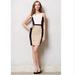 Anthropologie Dresses | Anthropologie Weston Wear Color Block Sheath Dress | Color: Black/Tan | Size: S