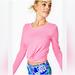 Lilly Pulitzer Tops | Lilly Pulitzer Luxletic Greer Cropped Top | Color: Pink | Size: S