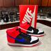 Nike Shoes | Nike Dunk High Black And Red Gs( Grade School) Size 7y = Euro Sz 40 | Color: Black/Red | Size: 7bb