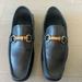Gucci Shoes | Gucci Men’s Bamboo Horsebit Leather Driving Moccasins In Black, Size 10.5 | Color: Black | Size: 10.5