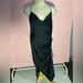 Zara Dresses | Nwot Zara Basic Satin/Silk Like Dress | Color: Black | Size: Xs