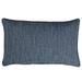 Winston Porter Naureen Indoor/Outdoor Throw Pillow Polyester/Polyfill blend in Blue | 12"H x 18"W | Wayfair 0ACA9AA2BBF34BC1ACD5FA1CDBAB8CE3