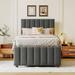 Latitude Run® Louverture Twin Standard Bed Upholstered in Gray | 48.4 H x 78.7 W x 40.4 D in | Wayfair 067D30928C39439F8DCAA39189D95E27