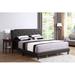 Winston Porter Nashawn Solid Wood+MDF Bed Upholstered in Gray | 47 H x 63 W x 86 D in | Wayfair 0FABF4E2F6BA48AD976941CED124B027