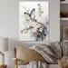 Red Barrel Studio® Asian Art White & Grey Butterfly - Asian Metal Wall Art Living Room Metal in Gray/White | 20 H x 12 W x 1 D in | Wayfair