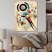 Red Barrel Studio® Geometric Masterpiece - Abstract Metal Art Print Metal in Black/Blue/Green | 32 H x 16 W x 1 D in | Wayfair