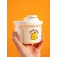 WORTHBUY Portable Baby Milk Powder Container Food Container Infant Feeding Mix Container Layered