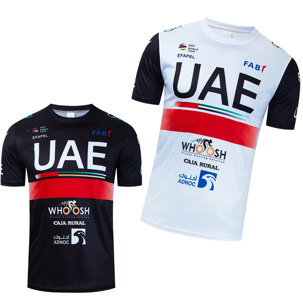 Maillot de cyclisme blanc des Émirats arabes unis, Maillot de l'équipe Ciclismo pour hommes, Maillot de vélo à séchage rapide, T-shirt de sport, 2024