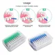 Bâton de fil dentaire ultra fin livres de dents brosse interdentaire cure-fil dentaire soins