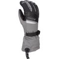 Klim Radiate Gauntlet Ladies Snowmobile Gloves, black-grey, Size XL for Women