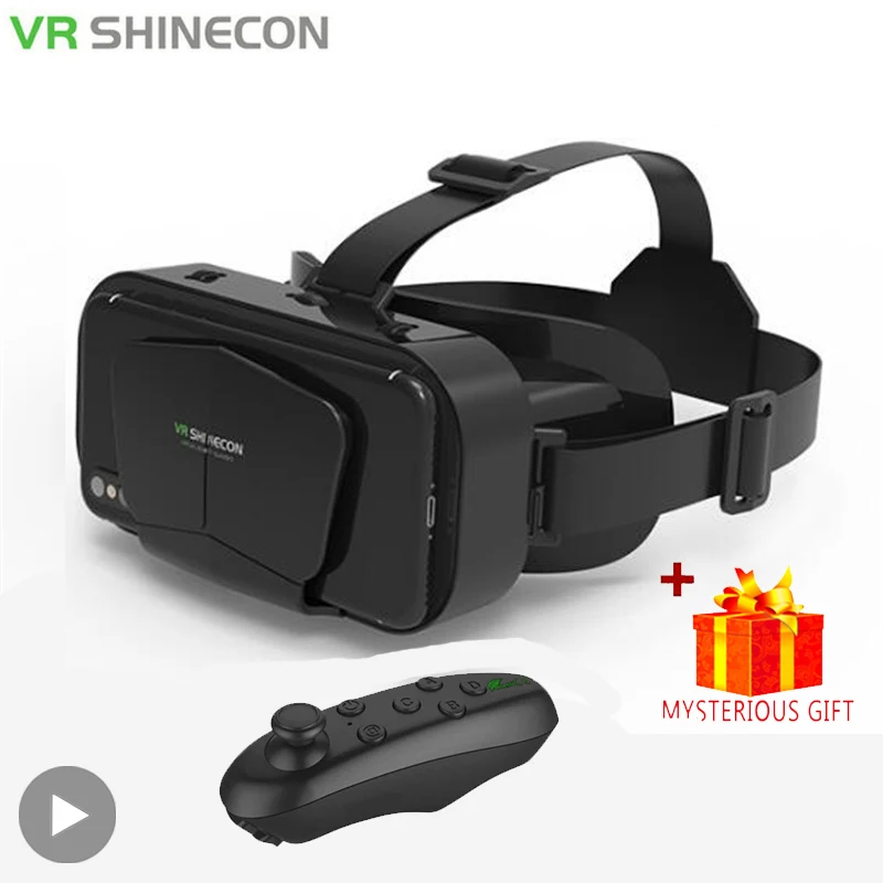 Shinecon Virtual Reality Viar 3D VR Brille Gerät Helm Linsen Headset Goggle Smart Für Smartphone Handy Mobile Realidade