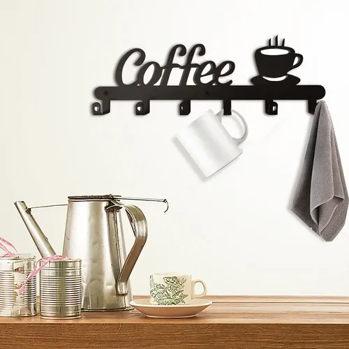 Kaffeetasse halter Kaffee bar Dekor Zeichen Kaffeetasse Rack Halter Kaffee Zeichen Tasse