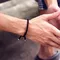 Nuovo braccialetto di corda minimalista da uomo 100% non sbiadito Bracciale in acciaio inossidabile Cavo regolabile Catena Braslet Pulseira Homme Regalo per lui