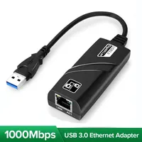 1000 MBit/s USB 3 0 bis RJ45 Netzwerk karte LAN Ethernet Adapter 100/1000 MBit/s Netzwerk karte für