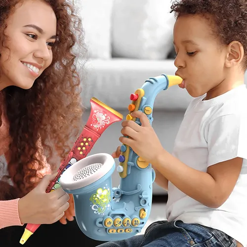 1 Stück Baby Musik Spielzeug frühe Bildung Spielzeug bunte Säugling Trompete Musik instrumente