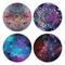 4er Pack Universal Phone Crip Handy Finger halter stehen für Smartphone und Tablet Galaxy Mandala