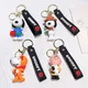 Anime Snoopy Charlie Schlüssel bund Cartoon Puppen tasche Anhänger PVC Auto Schlüssel anhänger