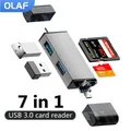 Lettore di schede Olaf 7 IN 1 da USB 3.0 a SD TF Card lettore di schede di memoria adattatore Smart