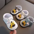 New Summer Cute Cartoon Baby Shoes For Boys 1 Yr Old antiscivolo Hollow Design Shoes sandali Toddler