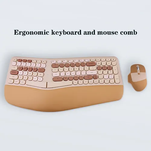 Mofii ergonomische 2 4g drahtlose Desktop-Tastatur und Maus drahtlose ergonomische Tastatur-und Maus