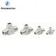 Raccordi ad alta pressione per conversione tipo T 1 pz 1/8 "1/4" 3/8 "1/2" raccordo maschio a 3 vie raccordo per tubi acciaio inossidabile 304 gasolio acqua