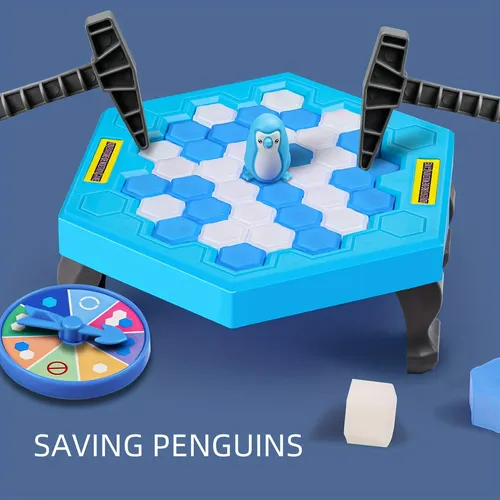 Klopfen auf Eis um kleine Pinguine zu retten Eis spielzeug zu brechen Kinder puzzle Gehirn