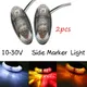 2 pz 12 V/24 V Universale LED Auto Rimorchio Camion Indicatore Laterale Luce Camion Lampada Ambra e Rosso/Rosso/Ambra/Bianco a bassa potenza