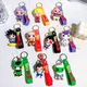 Cartoon Anime Drachen ball Z Figur Schlüssel bund kreative niedliche Goku PVC Puppe Spielzeug Auto